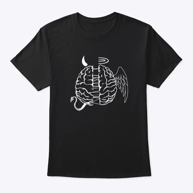 Brain - Black Tee